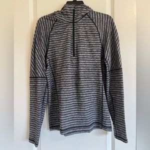 Men's Gray Striped Shirt
